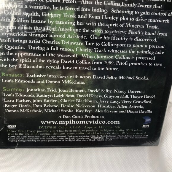 Dark Shadows DVD Collection 15, 40 Episodes With Postcard New In Package - Picture 5 of 7